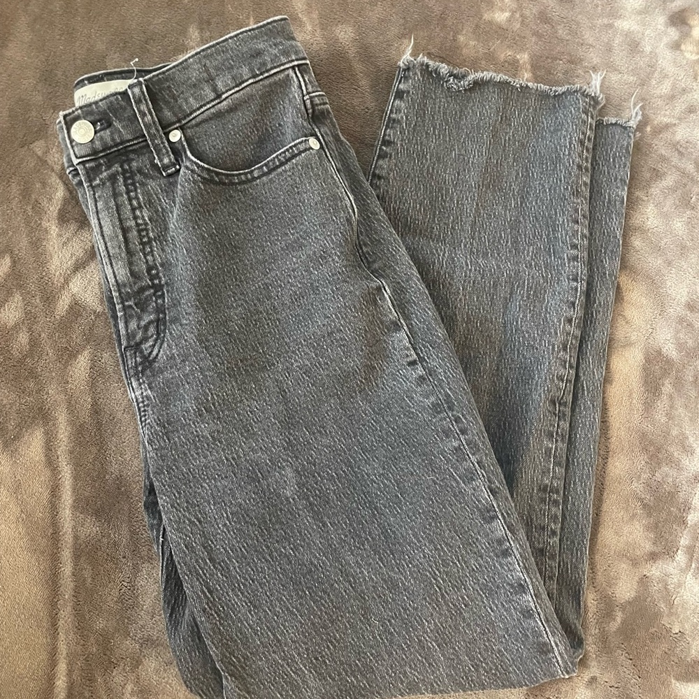 Madewell Charcoal Denim Jeans